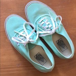 Mint Green Vans